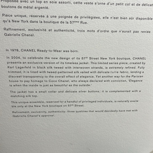 ULTIMATE CHANEL ‼️ Just Read!! Karl Lagerfield signed Chanel Flagship combo - Picture 5 of 13